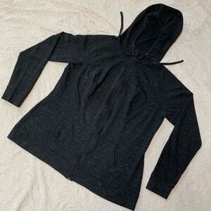 Torrid Active Zippered Hoodie Size1X Black Heather